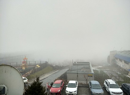 На Волгоград опускается сильный туман