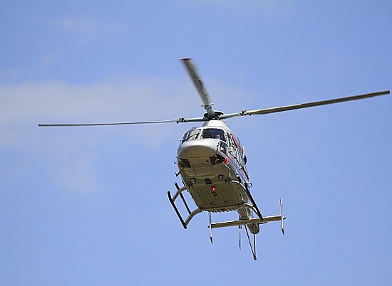 Медицинский вертолет совершил в Михайловку первый в этом году вылет