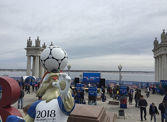 В Волгограде свои двери открыл передвижной Парк футбола ЧМ-2018