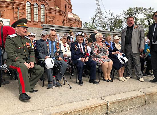 Ветераны Великой Отечественной войны - главные гости на всех праздничных мероприятиях 9 мая