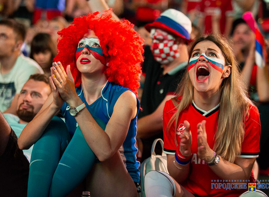 Рекорд посещаемости фан-зоны в Волгограде установлен в день матча Россия-Хорватия