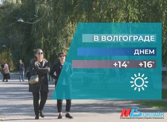 В Волгограде сохранится погода для приятных прогулок