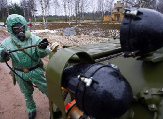 Бойцы войск радиационной, химической и биозащиты прошли учения под Волгоградом