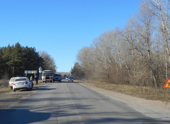 В Жирновском районе автобус ПАЗ насмерть сбил дорожного рабочего