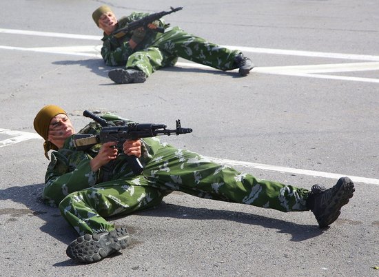 В Волгограде прошли учения военных полицейских