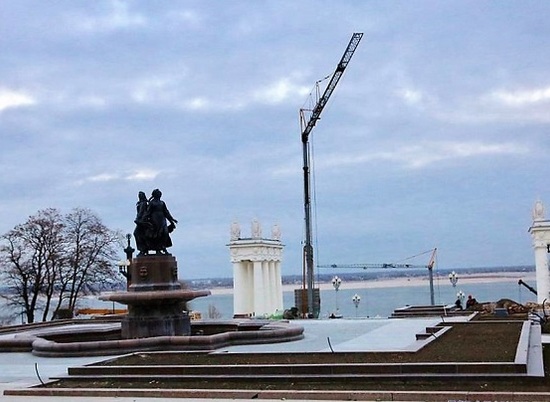 Закончен основной этап ремонта верхней террасы Центральной набережной