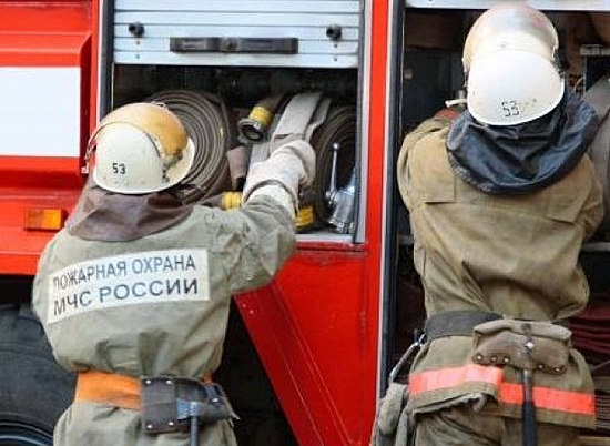 Пожар на Спартановке в Волгограде
