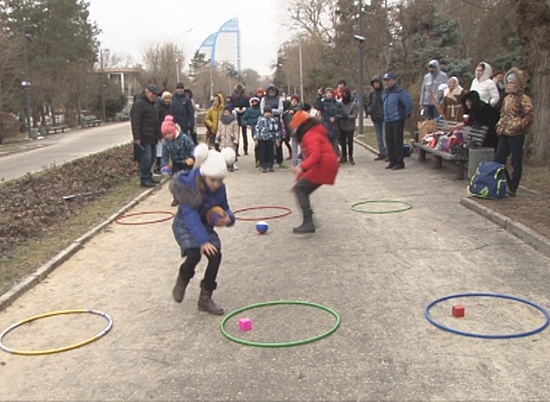 На центральной набережной Волгограда состоялись первые «Рождественские спортивные игры»