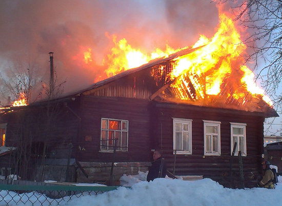 В Волгоградской области пожар погубил человека