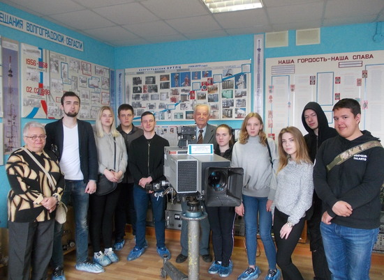 Волгоградские студенты увидели  микрофон легендарного Левитана