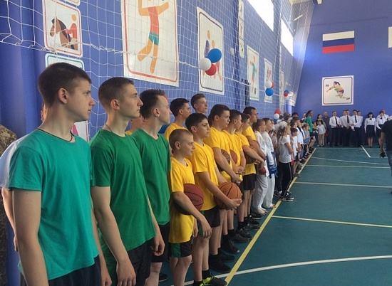 В кадетском корпусе Недорубова обновили спортзал