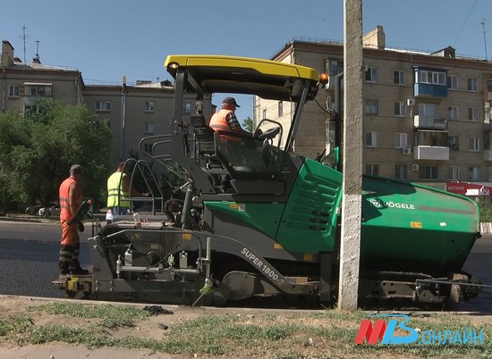 Дорожный ремонт на Штеменко в Волгограде вступил в финальную стадию