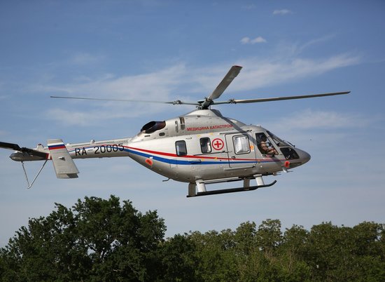 Ребенка с тяжелыми ожогами экстренно доставили в Волгоград на вертолете