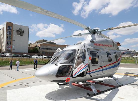 Вертолет АНСАТ в Волгоградской области доставил в больницы 150 пациентов