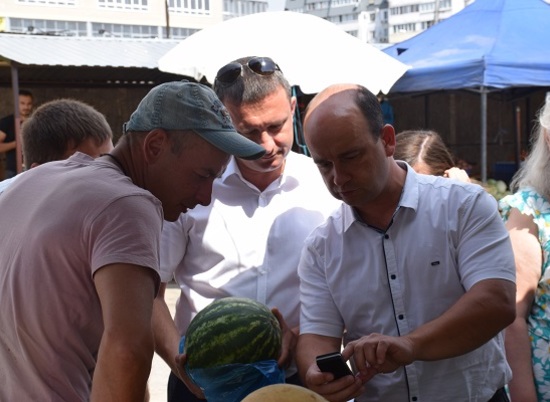 Арбузы с нитратами на волгоградском рынке обнаружили активисты «Народного контроля»
