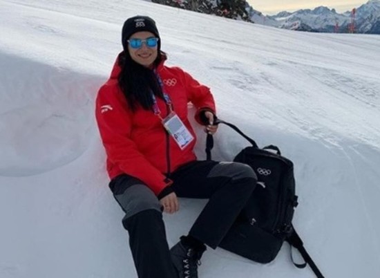 Елена Исинбаева открыла новый вид спорта на швейцарских склонах