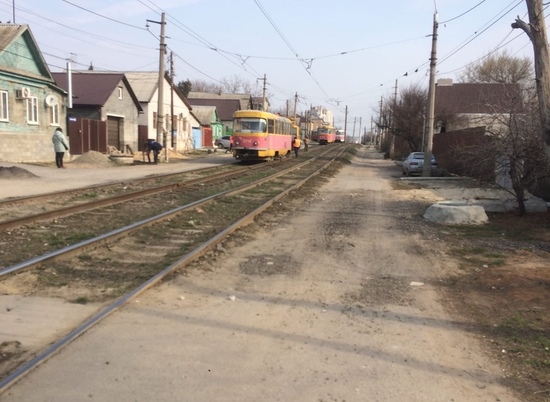 В Волгограде остановились трамваи