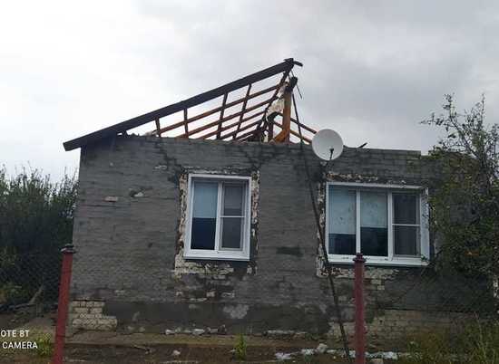 В Волгоградской области устраняют последствия урагана