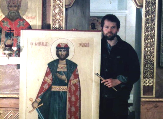 Автор иконы Александра Невского в храме Христа Спасителя даст волгоградцам мастер-класс