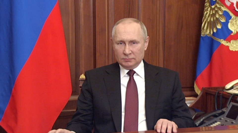 Владимир Путин объявил о начале военной спецоперации на Донбассе