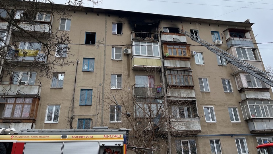 Житель Волгоградской области спрыгнул с балкона, чтобы спастись от огня