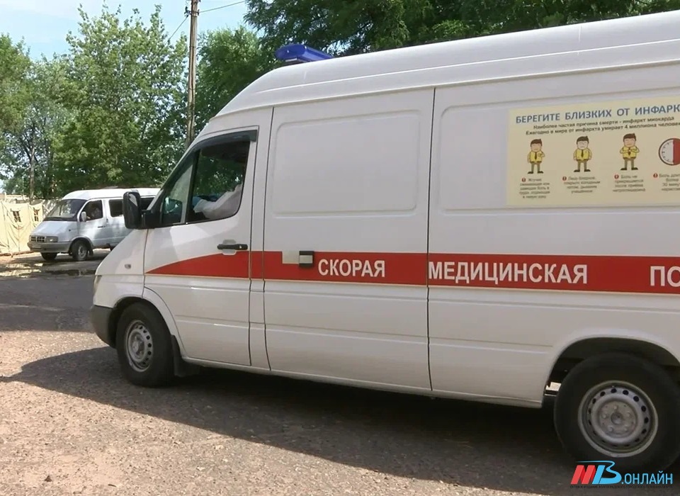 На трассе в Волгоградской области иномарка столкнулась с КамАЗом: водители погибли