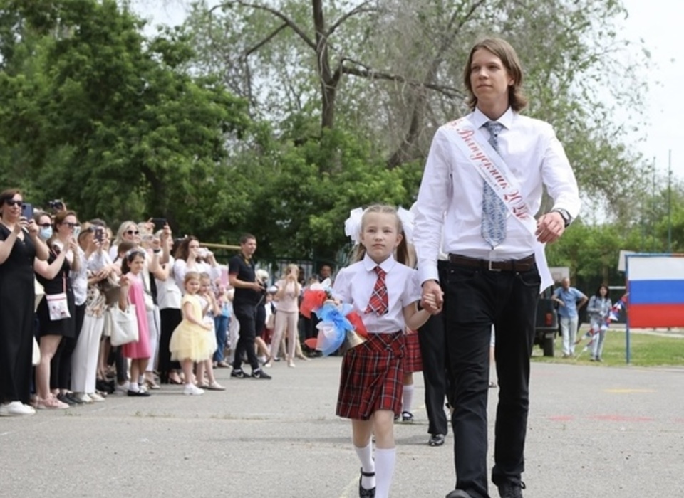 25 мая последний звонок прозвенел в школах Волгоградской области