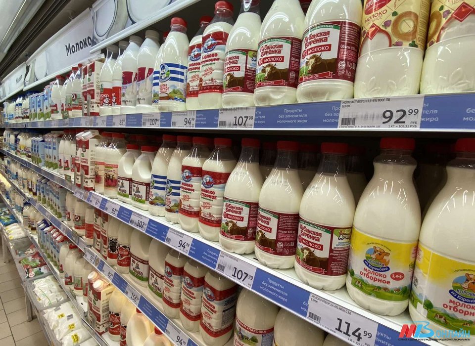 В хозяйствах Волгоградской области произвели 518 тысяч тонн молока