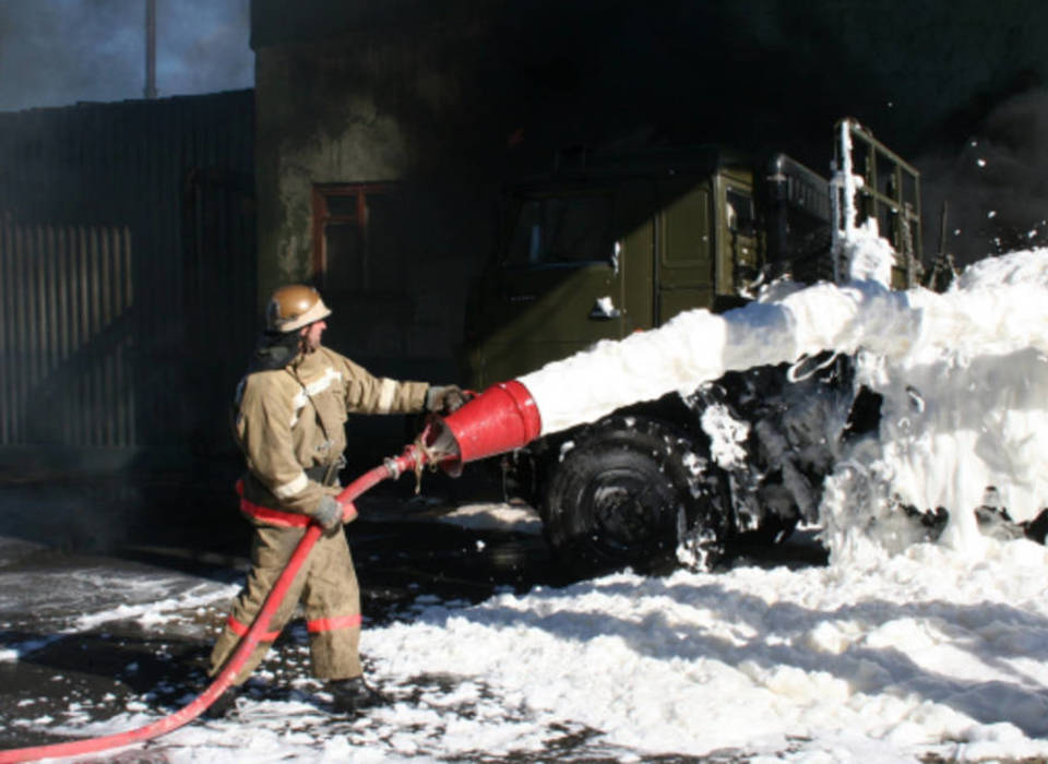 В Волгоградской области прошла тренировка пожарных команд ЮВО