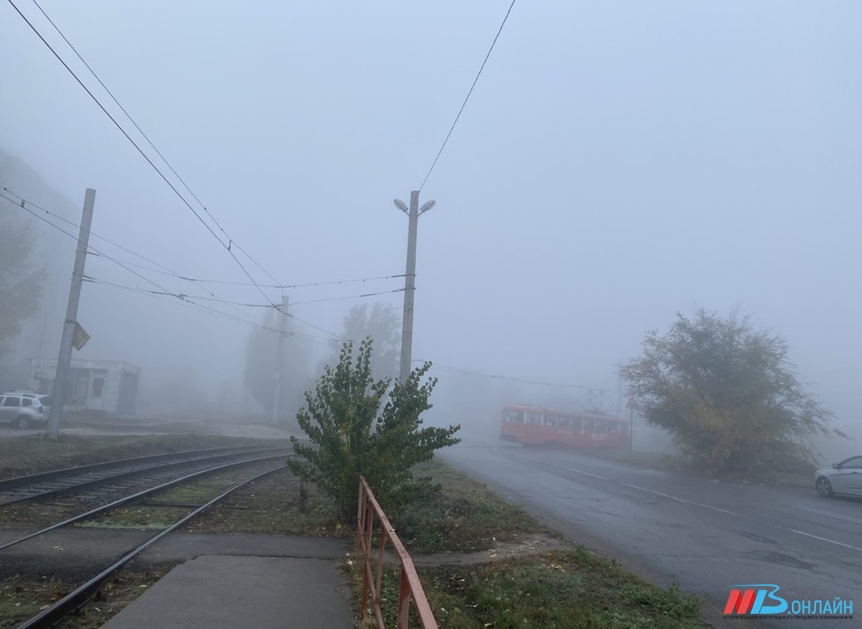 Утром 1 ноября Волгоград окутал густой туман
