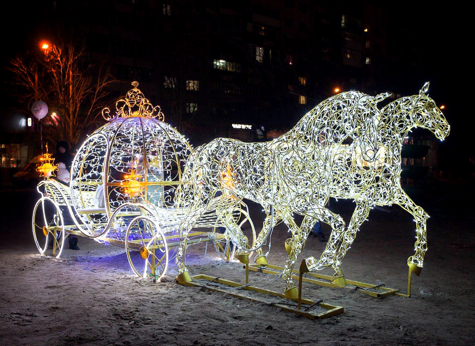 Световые фигуры из Волгограда отправятся на рождественский фестиваль в Европу