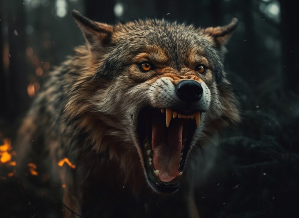 В Волгоградской области бешеный волк напал на людей
