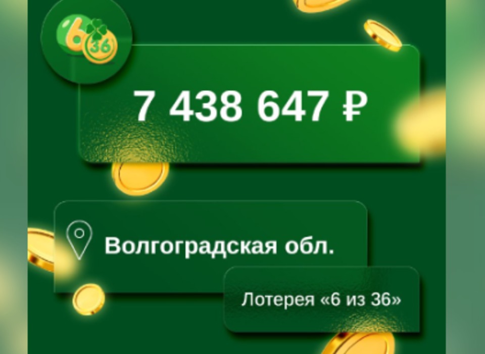 В Волгоградской области ищут победителя лотереи, выигравшего 7 млн рублей