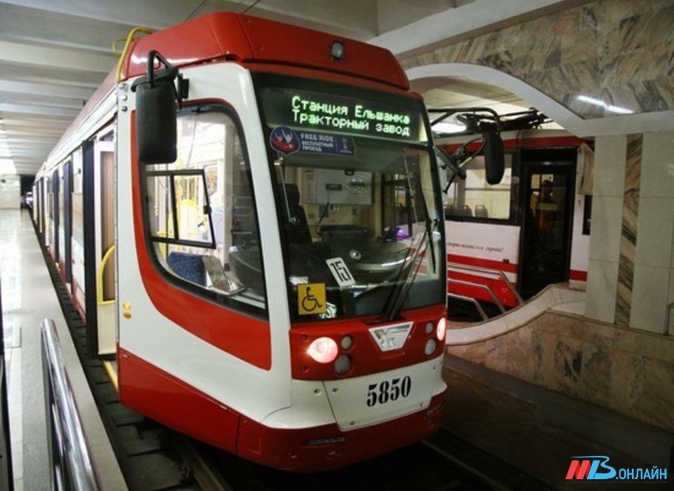 В Волгограде 26 февраля скоростной трамвай временно изменил схему движения