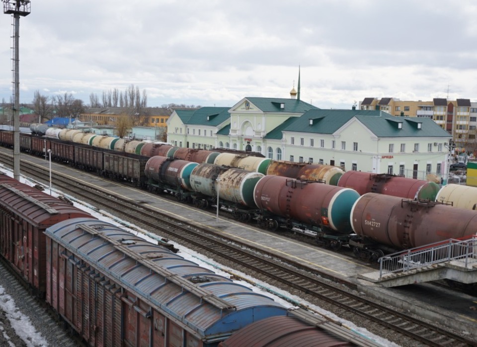 Погрузка на железной дороге в Волгоградской области выросла на 3,7% в январе-феврале