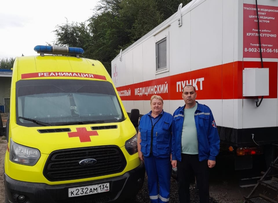 Врачи трассовых медпунктов в Волгоградской области спасли более 800 человек