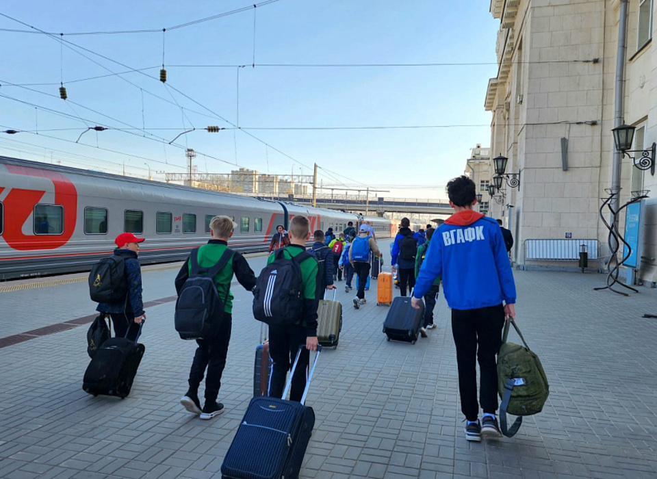 76 юных спортсменов из Белгорода прибыли в Волгоградскую область