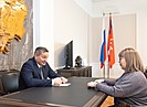 Андрей Бочаров провел рабочую встречу с Татьяной Гензе