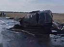 Водитель «Фольксвагена» заживо сгорел после массового ДТП под Волгоградом