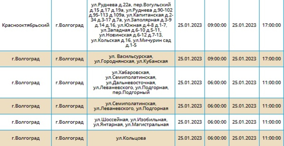 Карта отключения новосибирск электроэнергии