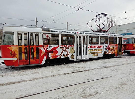 В Волгограде 2 Февраля скоростной трамвай за полдня перевез суточную норму пассажиропотока