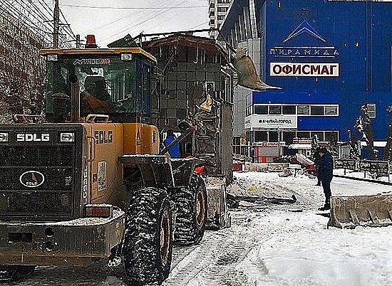 В Волгограде от хаотично установленных объектов продолжат освобождать улицу Краснознаменскую
