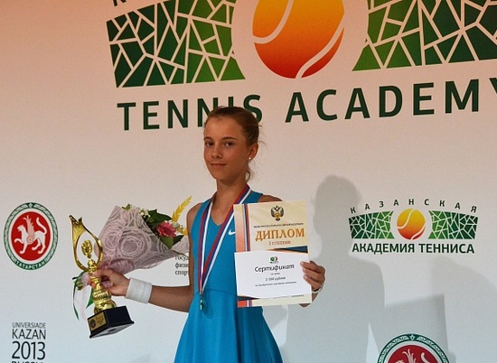 13-летняя волгоградская теннисистка стала лучшей на первенстве России