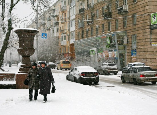 К выходным Волгоград накроет снегом