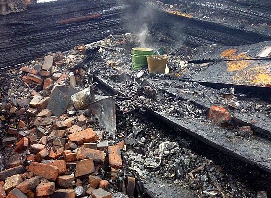 В Волгоградской области в частном доме сгорел мужчина