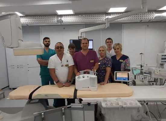 Волгоградский Больничный комплекс получил уникальное оборудование для удаления тромбов