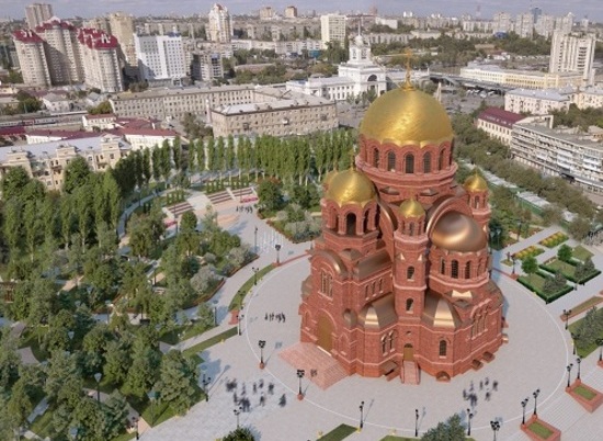 "Райский сад" появится в сквере у храма Александра Невского в Волгограде