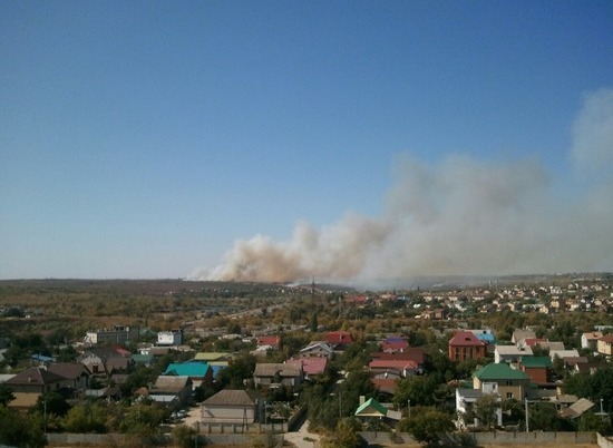 МЧС: в Дзержинском районе Волгограда локализован природный пожар