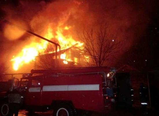 Во время пожара под Волгоградом заживо сгорели пять коров