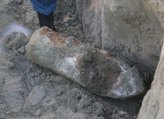 В Волгограде на Горной Поляне нашли 100-килограммовую бомбу